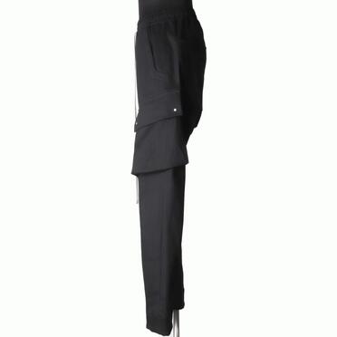 Stretch Cargo Flared Pants　BLACK No.3