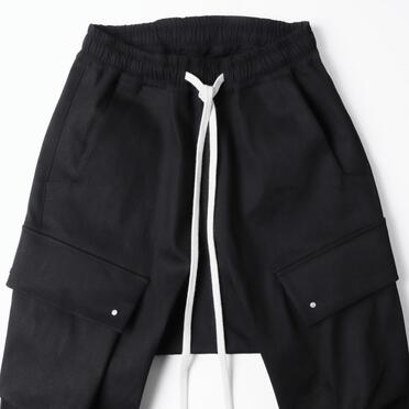 Stretch Cargo Flared Pants　BLACK No.7