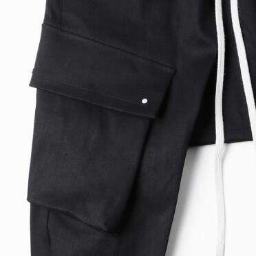 Stretch Cargo Flared Pants　BLACK No.9