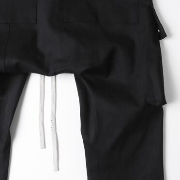 Stretch Cargo Flared Pants　BLACK No.11