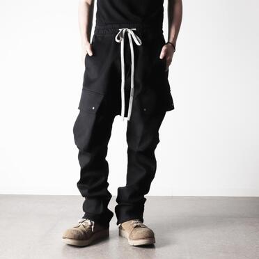 Stretch Cargo Flared Pants　BLACK No.20