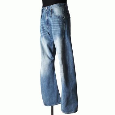 TWIST FLARE 3D DENIM PANTS　INDIGO No.2