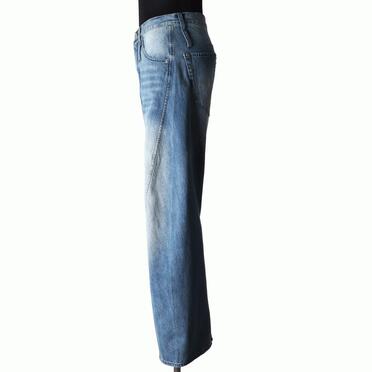TWIST FLARE 3D DENIM PANTS　INDIGO No.3