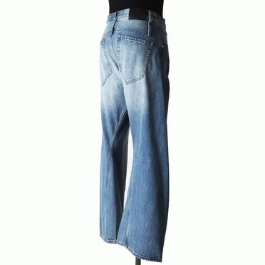 TWIST FLARE 3D DENIM PANTS　INDIGO No.6