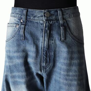 TWIST FLARE 3D DENIM PANTS　INDIGO No.7