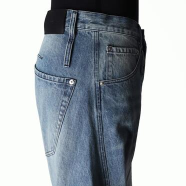 TWIST FLARE 3D DENIM PANTS　INDIGO No.8