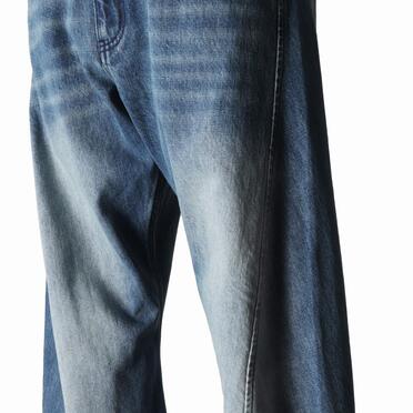 TWIST FLARE 3D DENIM PANTS　INDIGO No.10