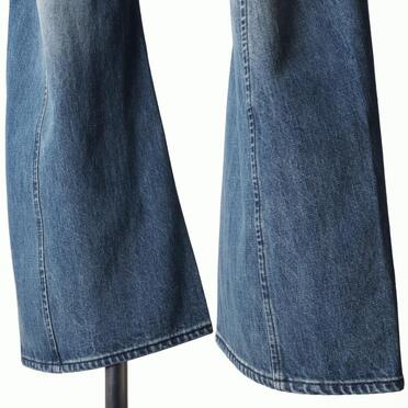 TWIST FLARE 3D DENIM PANTS　INDIGO No.11