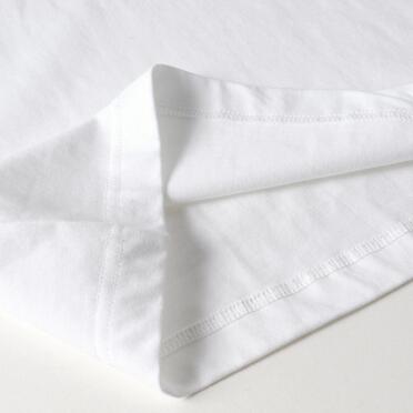 EMBROIDERY L/S T-SHIRT　WHITE No.10