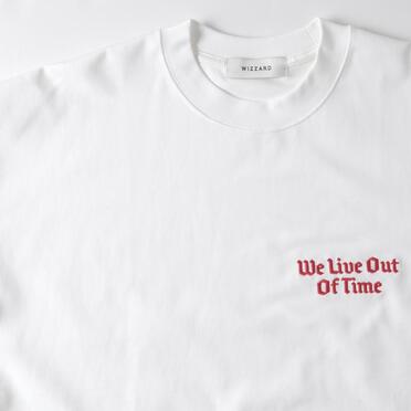 EMBROIDERY T-SHIRT　WHITE No.7