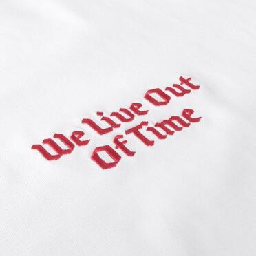 EMBROIDERY T-SHIRT　WHITE No.9