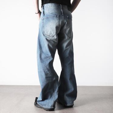 TWIST FLARE 3D DENIM PANTS　INDIGO No.16