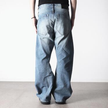 TWIST FLARE 3D DENIM PANTS　INDIGO No.17
