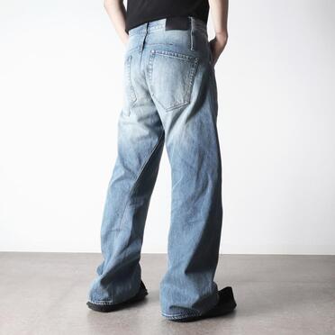 TWIST FLARE 3D DENIM PANTS　INDIGO No.19