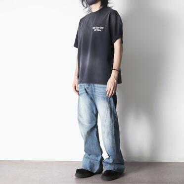 TWIST FLARE 3D DENIM PANTS　INDIGO No.22