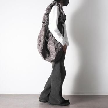 DISTORTED WAVE SHOULDER BAG　GRAY No.7