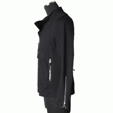 ストレッチデニム ブルゾン　BLACK No.3