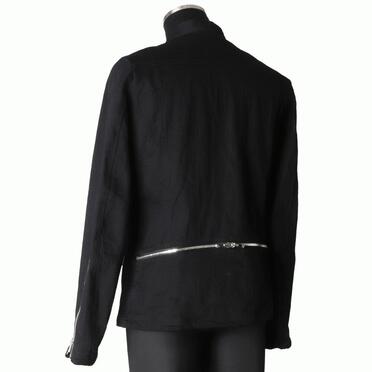 ストレッチデニム ブルゾン　BLACK No.4