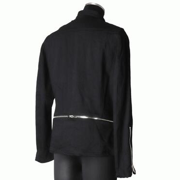 ストレッチデニム ブルゾン　BLACK No.6