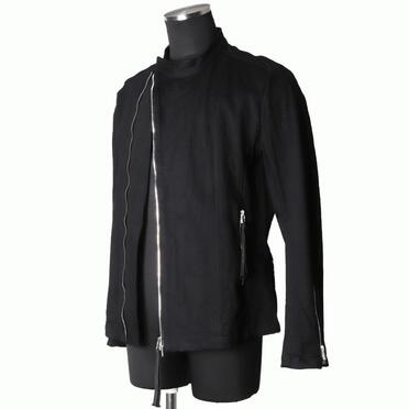 ストレッチデニム ブルゾン　BLACK No.8