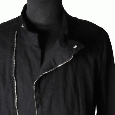 ストレッチデニム ブルゾン　BLACK No.10