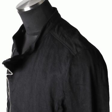 ストレッチデニム ブルゾン　BLACK No.11
