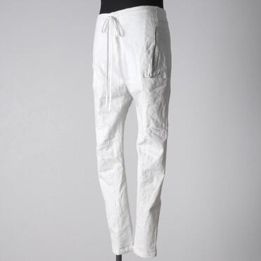 ストレッチデニム ソフトサルエルパンツ　WHITE No.2