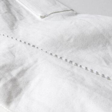 ストレッチデニム ソフトサルエルパンツ　WHITE No.14