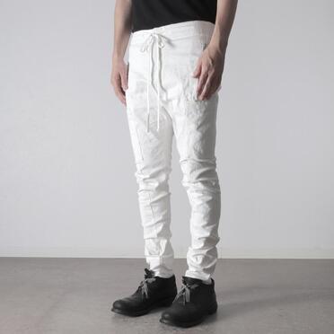 ストレッチデニム ソフトサルエルパンツ　WHITE No.16