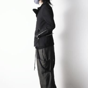 ストレッチデニム ブルゾン　BLACK No.17