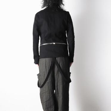 ストレッチデニム ブルゾン　BLACK No.19