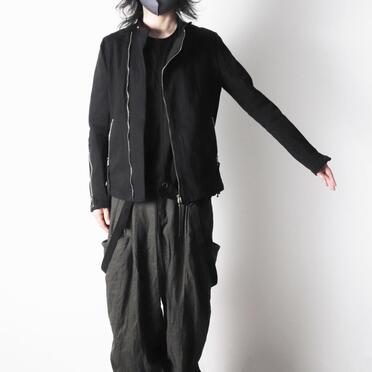 ストレッチデニム ブルゾン　BLACK No.21