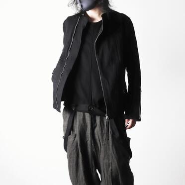 ストレッチデニム ブルゾン　BLACK No.24