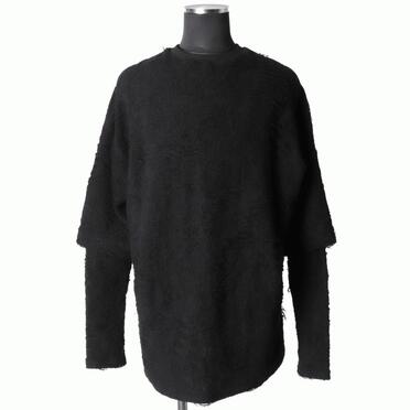 Layered Long Sleeve　BLACK No.1