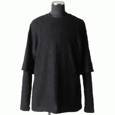 Layered Long Sleeve　BLACK No.1