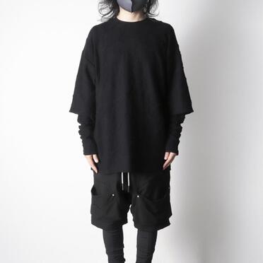 Layered Long Sleeve　BLACK No.13
