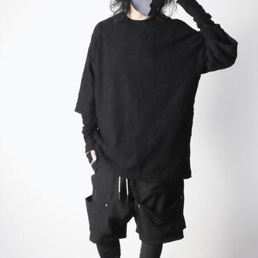 Layered Long Sleeve　BLACK No.21