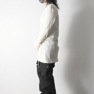 Back-Printed Waffle Jersey Long Sleeve　IVORY No.15
