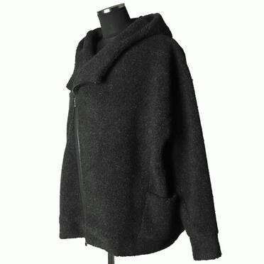 ZIP RAP BOA HOODIE　T.BLACK No.2