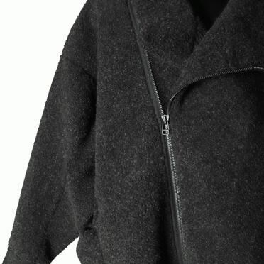 ZIP RAP BOA HOODIE　T.BLACK No.12