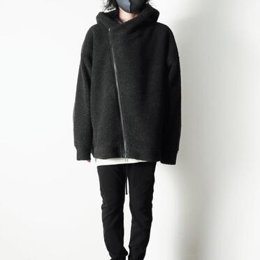ZIP RAP BOA HOODIE　T.BLACK No.17