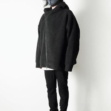 ZIP RAP BOA HOODIE　T.BLACK No.18