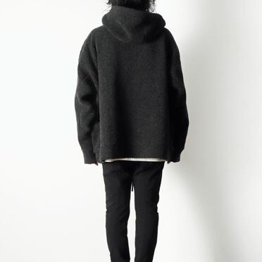 ZIP RAP BOA HOODIE　T.BLACK No.21