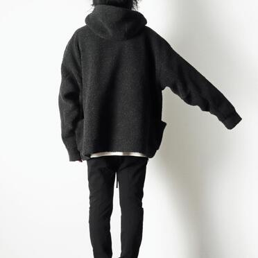 ZIP RAP BOA HOODIE　T.BLACK No.22