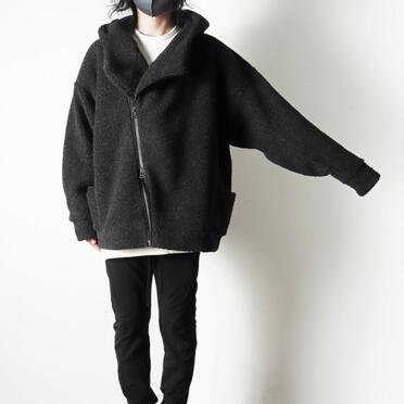 ZIP RAP BOA HOODIE　T.BLACK No.24