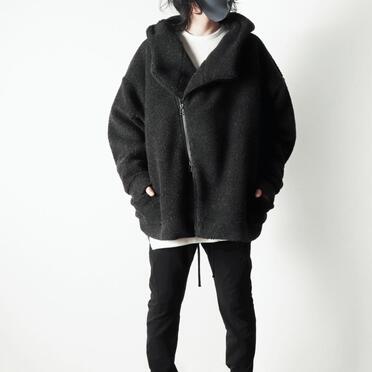 ZIP RAP BOA HOODIE　T.BLACK No.25