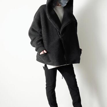 ZIP RAP BOA HOODIE　T.BLACK No.26