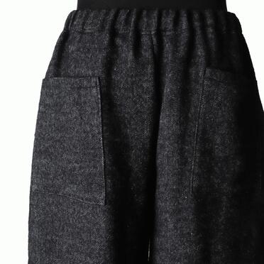 P-706 Knee-Tucked Easy Pants　DARK GRAY No.9