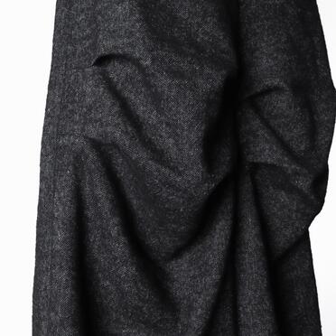 P-706 Knee-Tucked Easy Pants　DARK GRAY No.11