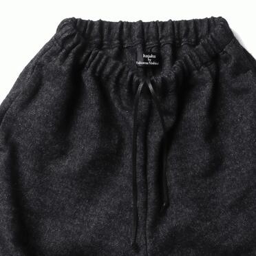 P-706 Knee-Tucked Easy Pants　DARK GRAY No.13